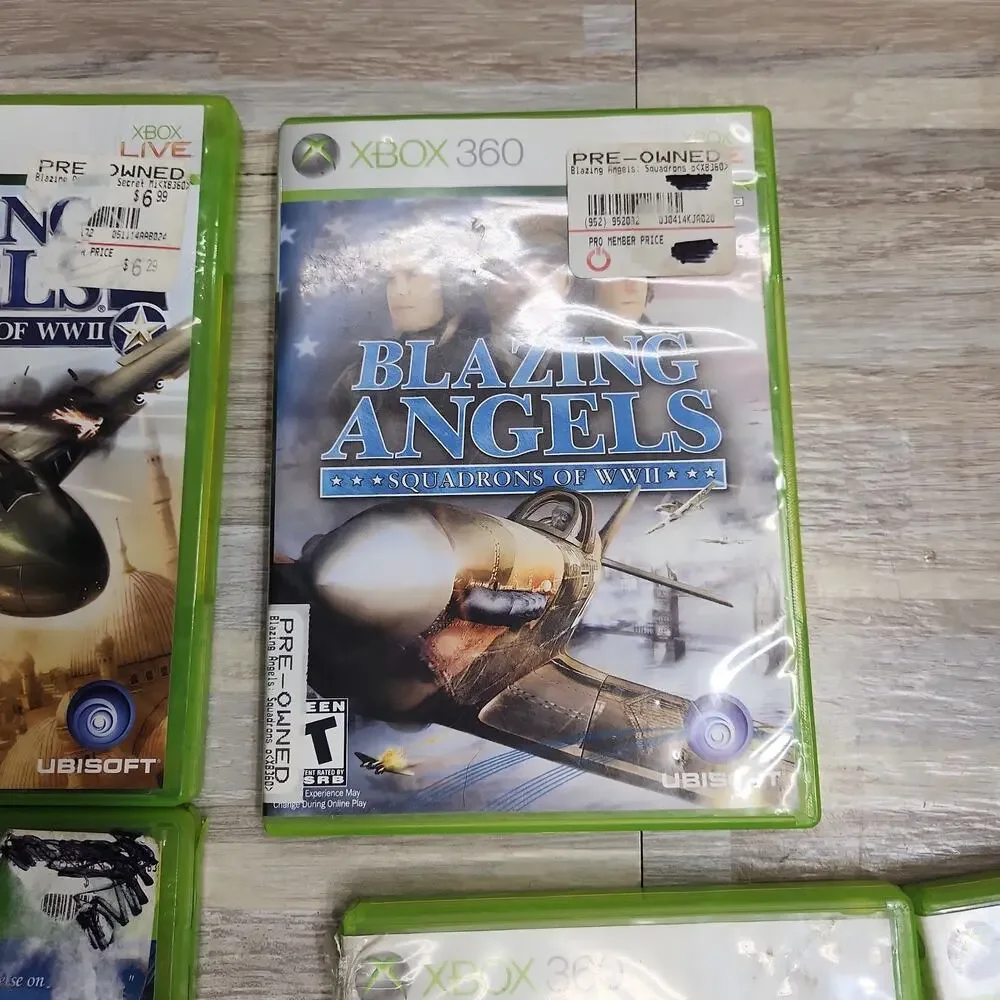 Lot of 12 Microsoft Xbox 360 Video Games - Dance, Blazing Angels. Untested
